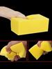 2pcsCleaning Exterior Brick Block Sponge Multi-function Absorbent High Density Car Wash, Scrub, Waxing and Decontamination Coral