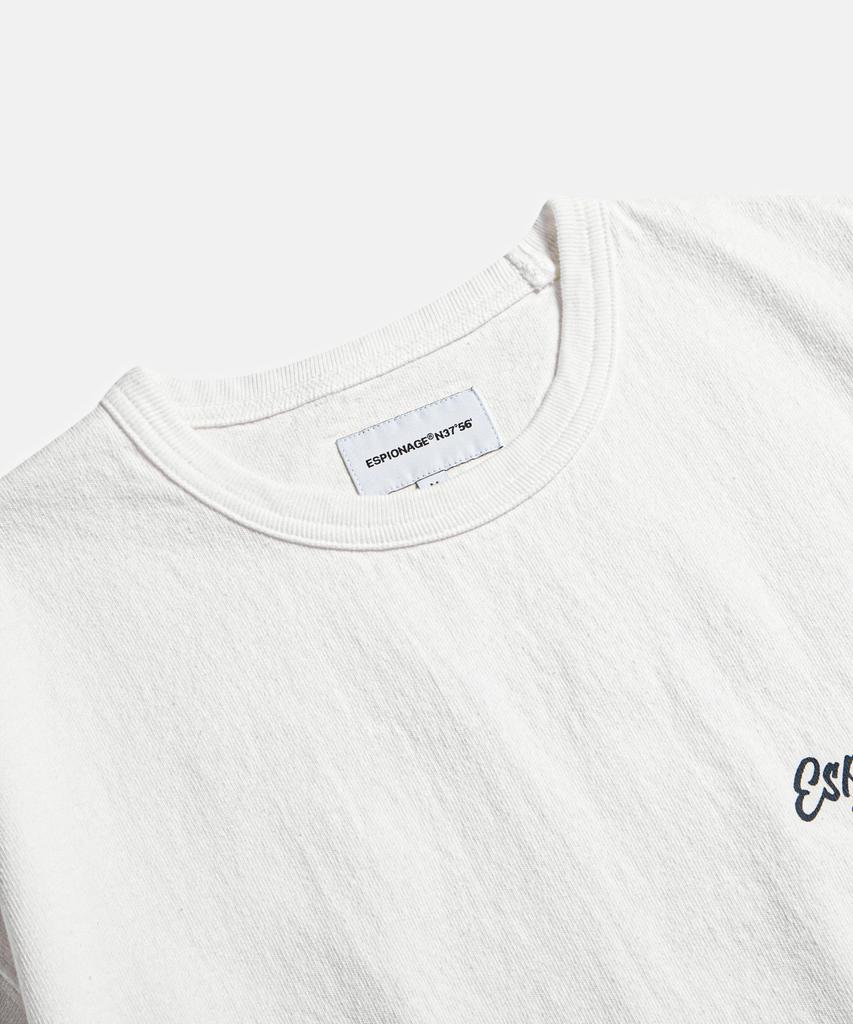 ESPIONAGE Surf Club Heavyweight Tee Off White