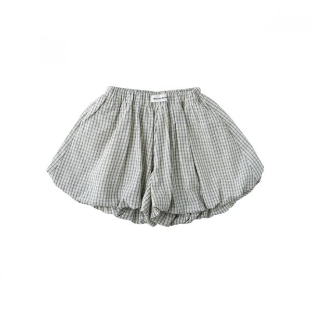 

Little Ground Check Balloon Shorts 76314 412 06 D/GRAY/155