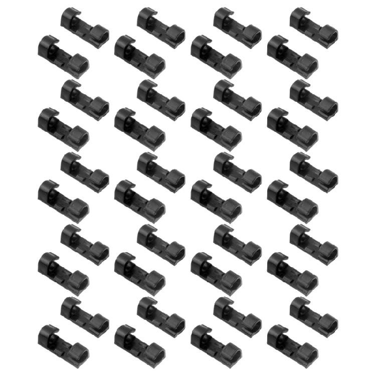 Reusable Cable Clip Cord Organizers Strong Adhesive Wire Holders No Drill Installation Removable For Electronics Wire