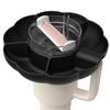 Silicone Snack Tray For 40 Oz Tumbler With Handle Cup Accessories Suitable For Parties Movies Shopping Driving