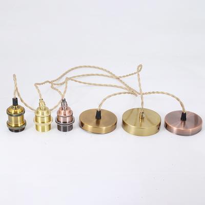 Luz Vintage de Alumínio E27 Porta-Lâmpada Lustre para 110V 220V Lâmpada Led/Edison Vintage Retrô Bar Lâmpada Pendente para Casa/Quarto