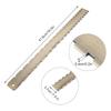 Guitar Fretboard Ruler Measuring Dual Notch Straight Luthier Stainless for Guitar Neck Leveling and Guitar Inspection Tool, Scale, 24.75 Fretboard,