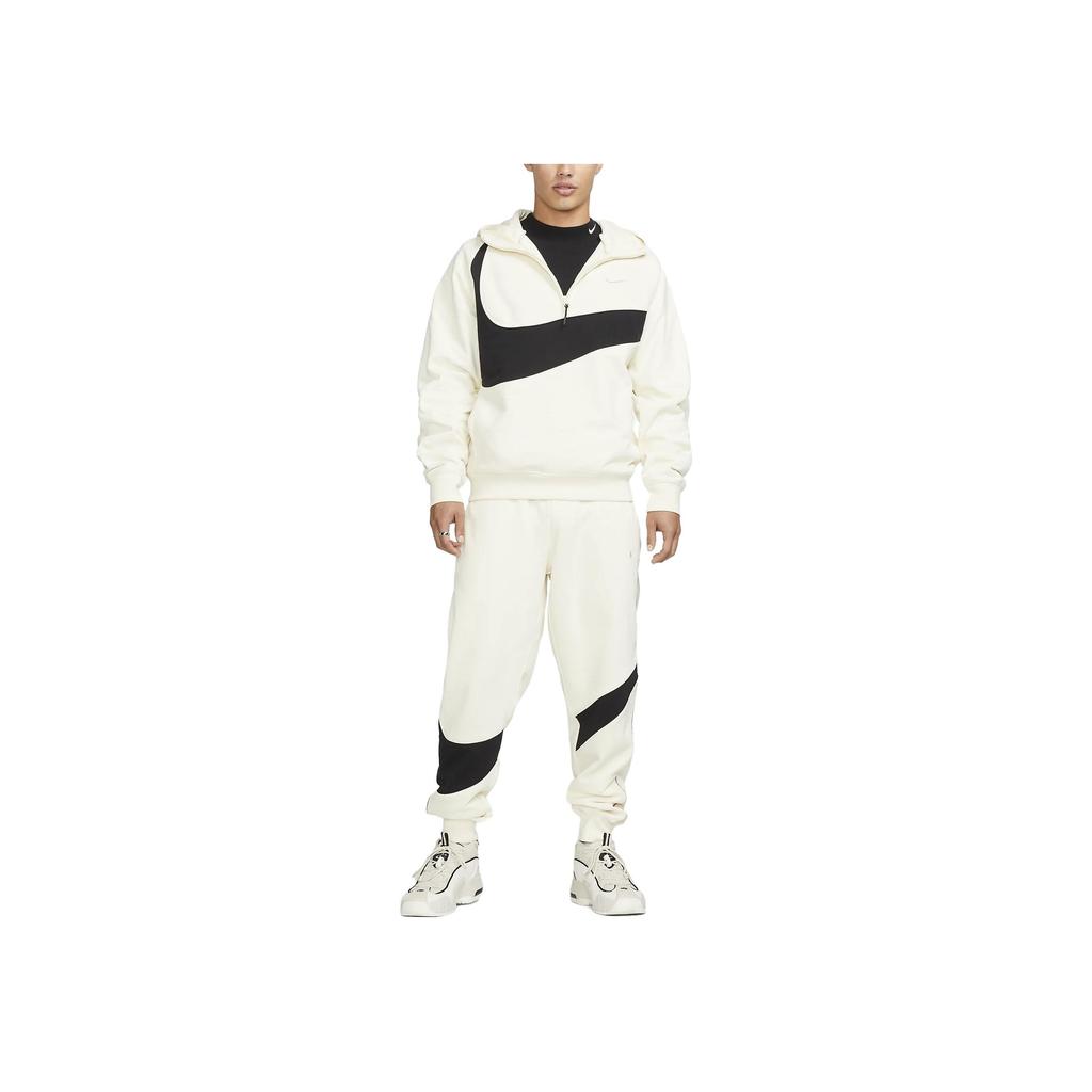 Nike Casual Half-Zip Hooded Long-Sleeve Sweatshirt Men Tops White DX0567-113