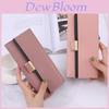 New Korean Style Women's Long Thin Wallet Simple Splice Multi-card Student Coin Purse Anti-degaussing Money Clip