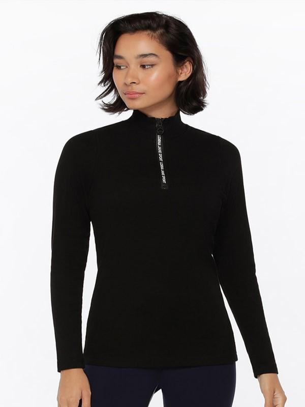 Ronajane Half Zip Iconic Long Sleeve Top [032208_B] 06(M)