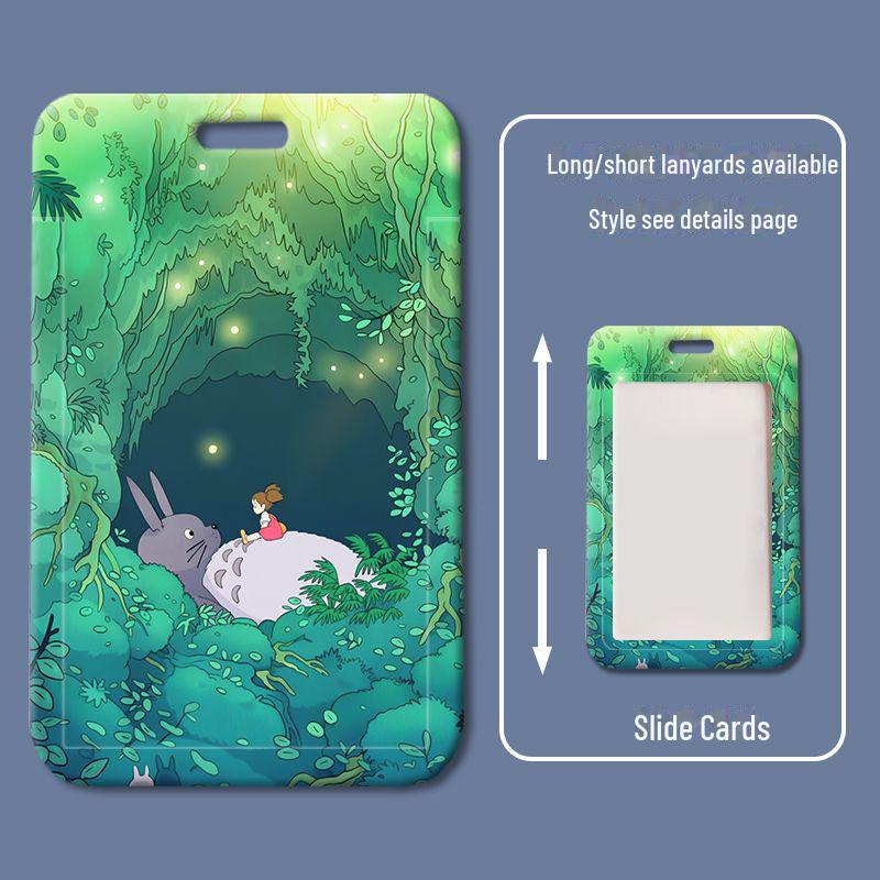 

Держатель карты «Шиншилла»: Силиконовый чехол для студенческих, школьных, рабочих, автобусных карточек и карт доступа - маленький, красочный дизайн. Card holder only