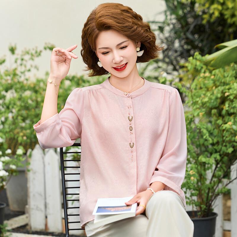 Женская летняя блузка Pa Si Te в новом китайском стиле с рукавами 3/4 4XL