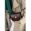 Bag New Leather Saddle Bag Autumn and Winter Women's Bag Retro Underarm Bag Premium Messenger Small Bag Luggage