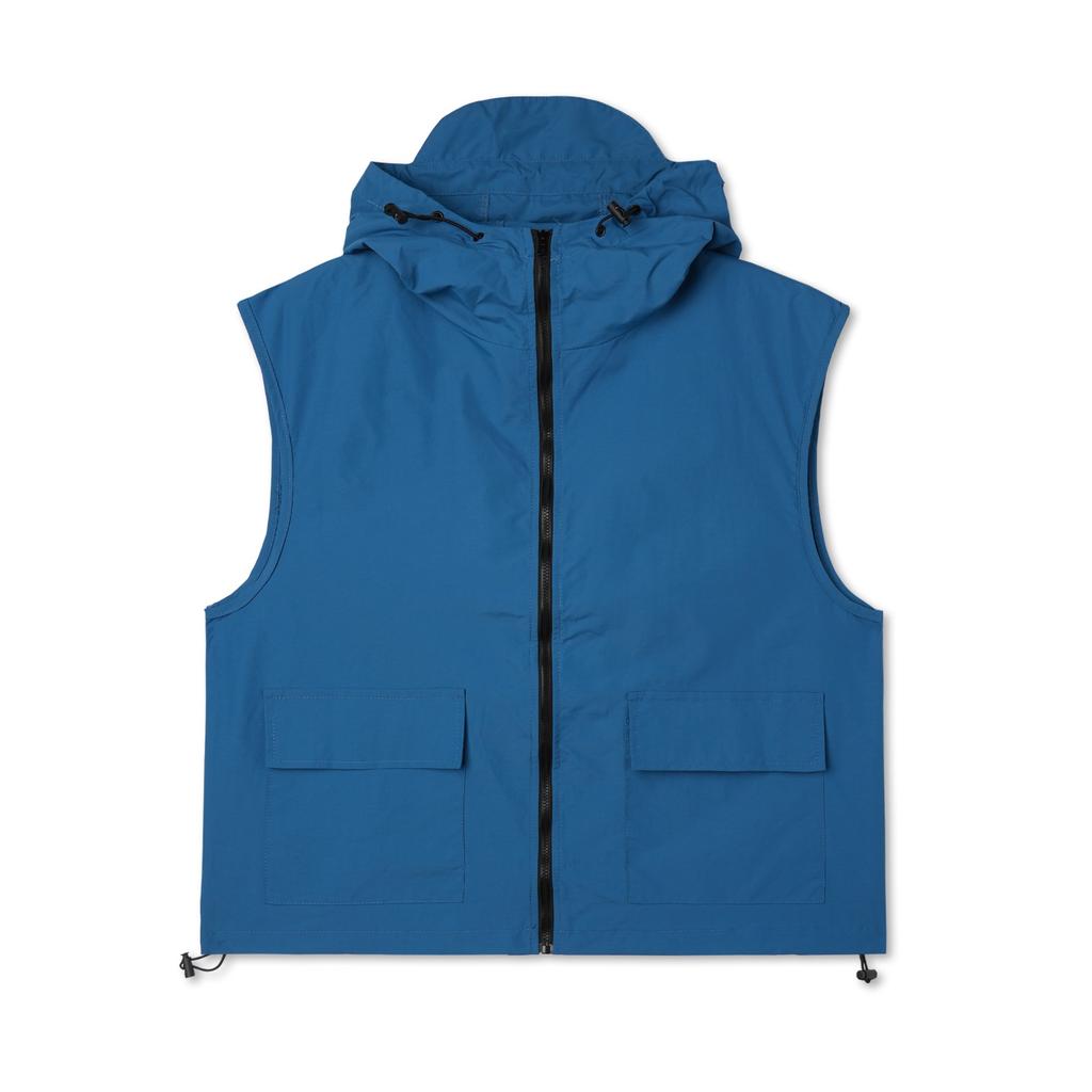Apostrophe Comma Gorpcore Nylon Hooded Vest_Black