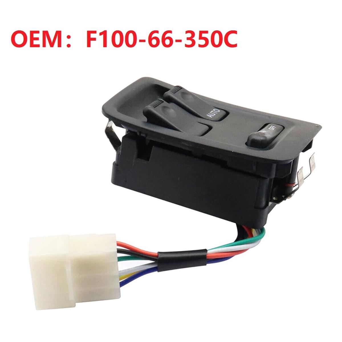 Driver Side Power Window Master Switch F100-66-350C for Mazda RX7 RX-7 FD3S FD JDM RHD NONE