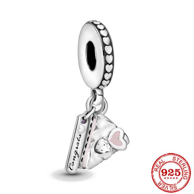 New Firefly Sandwich Mandala Rainbow Wineglass Fit Silverfasion Original Bracelet Charm Bead For Women Diy Jewelry