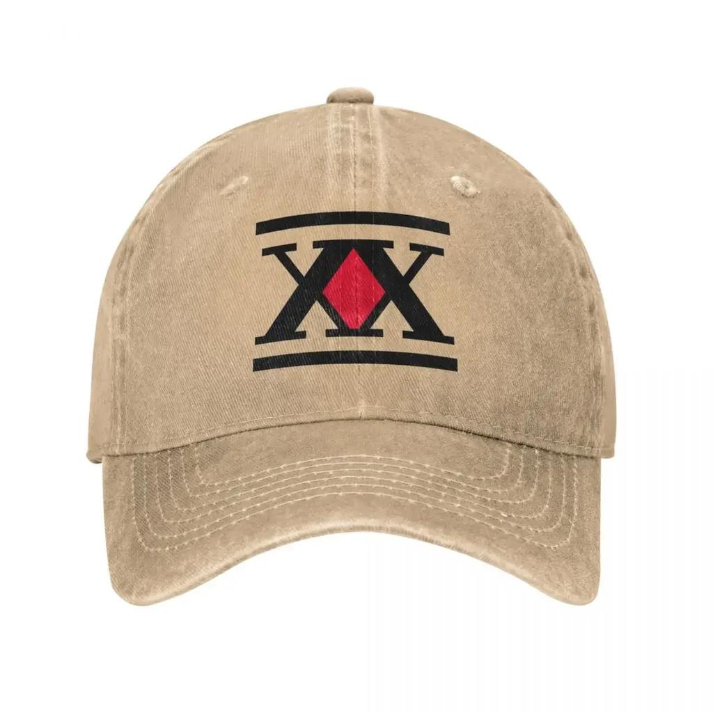 XX Anime Hunter X Hunter Baseball Caps Retro Distressed Denim Sun Cap for Men Women Outdoor All Seasons Travel Caps Hat