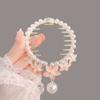New Pearl Rhinestone Tassel Hanging Beads Hair Claws Ponytail Buckle Hair Clip Female Korean Elegant Hairpins Hair Accessories