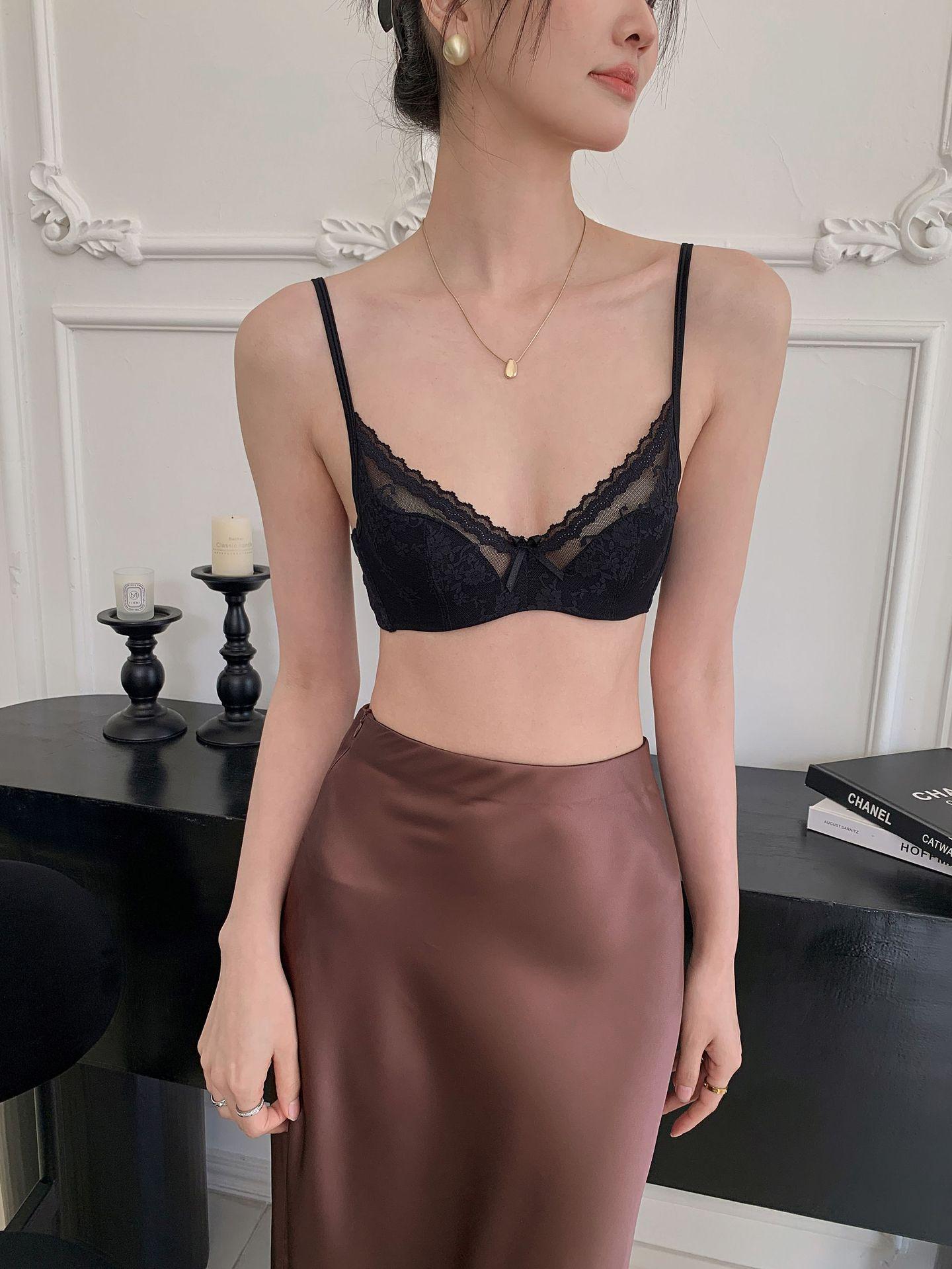 

Лилейный шепот: Кружевной бюстгальтер пуш-ап для маленькой груди - Поддержка против провисания 34/75 AB