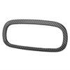 Carbon Fiber Style CD Panel Air Conditioning Button Cover Trims Replacement for Smart Fortwo/Forfour 453