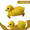 Duck Flower Pot Hugger Miniature Figurine Resin Animal Sculpture for Decorative Garden Accessories