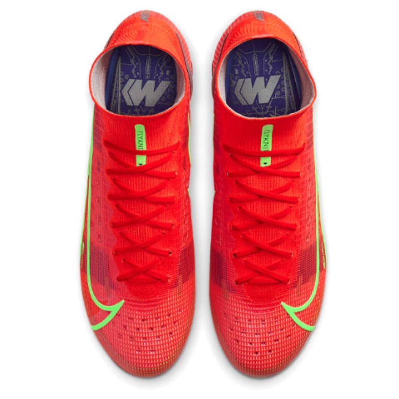 Nike Mercurial Superfly 8 Elite Ag Artificial Grass 'Red Neon Green' Sneakers CV0956-600
