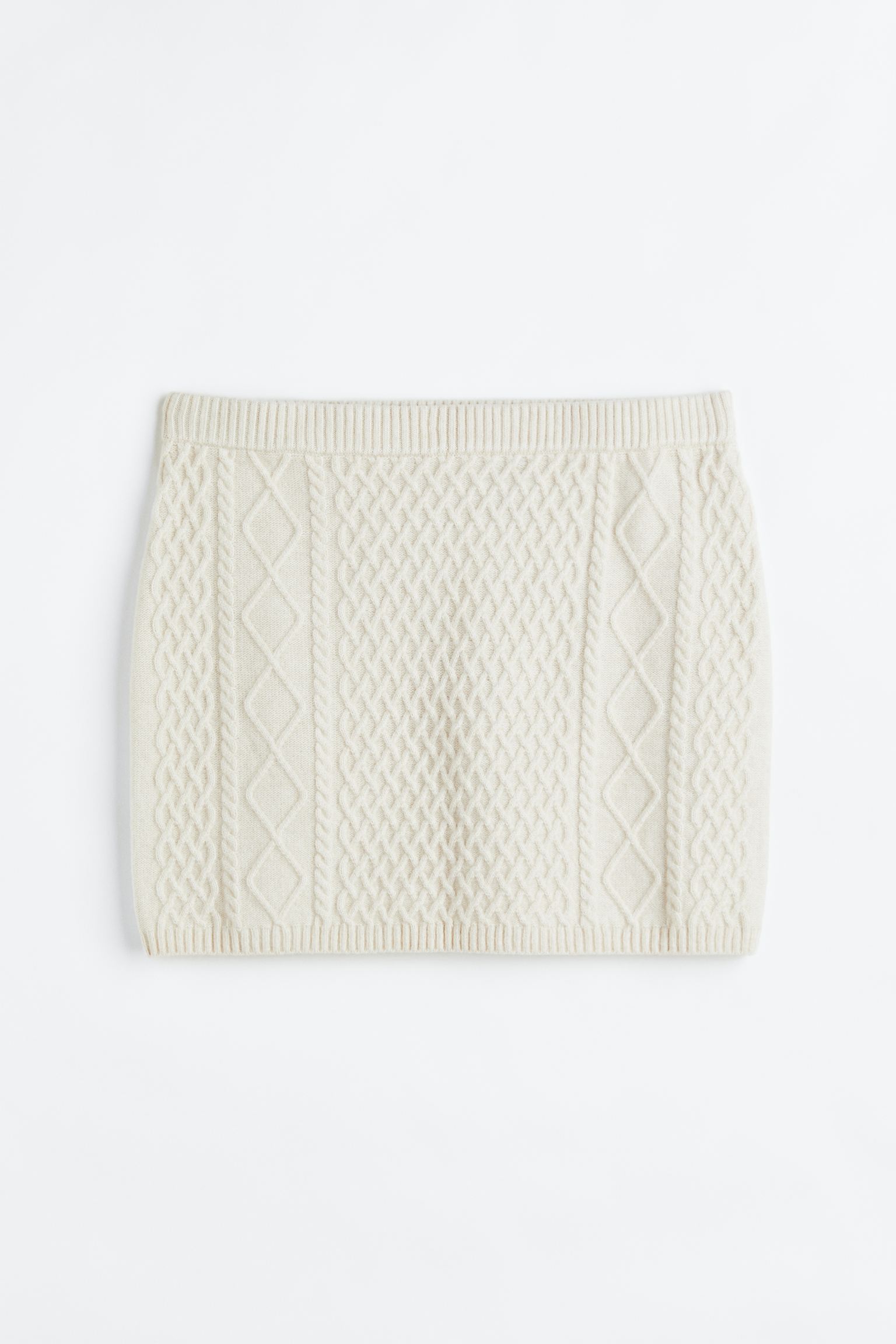

H&M+ Cable-knit skirt