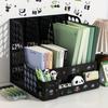 Multifunctional Bookshelf Folder Storage Box With Pen Holder Simple File Racks Book Stand Office Organize Desktop Rack Organizer