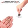 20-50Pcs 8-40mm Brass Round Closed Ring Earring Contract Geometric Earrings Pendants For DIY Jewelry Making Findings Accessories