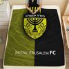 Beitar Jerusalem Football Club Flannel Blanket, High quality Comfortable for All Seasons, Home Decor, Warmth and Comfort