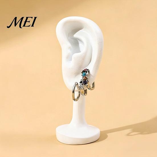 Earring Holder Human Ear Holder, Shaped Jewelry Stand, Storage Three-dimensional Stand Organizer, Display for Home Dresser Store Counter Use