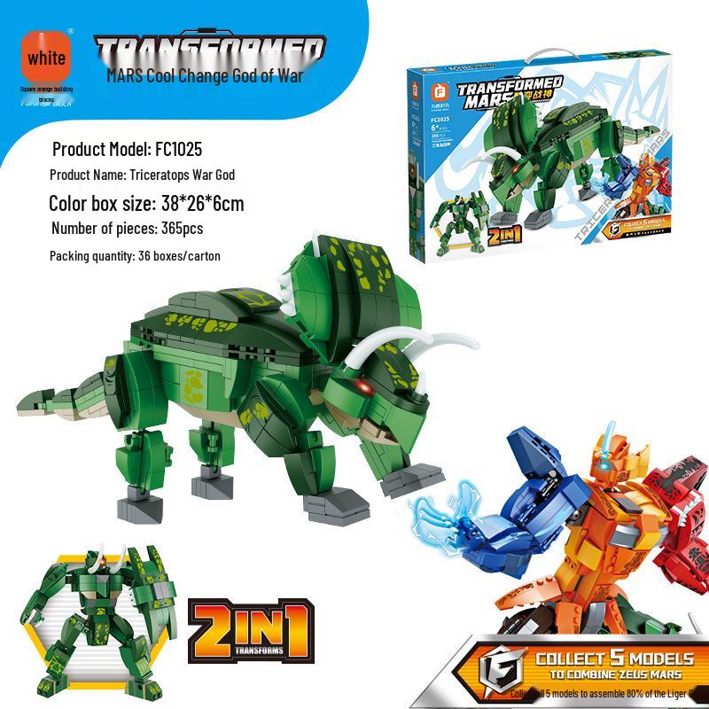 

Fangcheng FC1022 Динозавр Меха Робот Конструктор Іграшка для Дітей