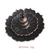 Lotus Alloy Multi-Hole Incense Holder and Burner for Aromatherapy