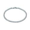 [Ost] [Puremond] Simulant Diamond 4mm Silver Tennis Bracelet (S) Otb122802Dww