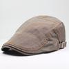 New Summer Beret For Men's Visor Fashion Cotton Caps Men Berets Casual Vintage Outdoor Flat Flat Hat Adjustable