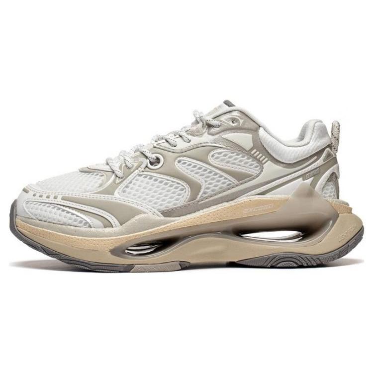 New LiNing Beyond Infinity Durable Breathable Low Top Sports Casual Shoes Women's White Gray AZGT004-2