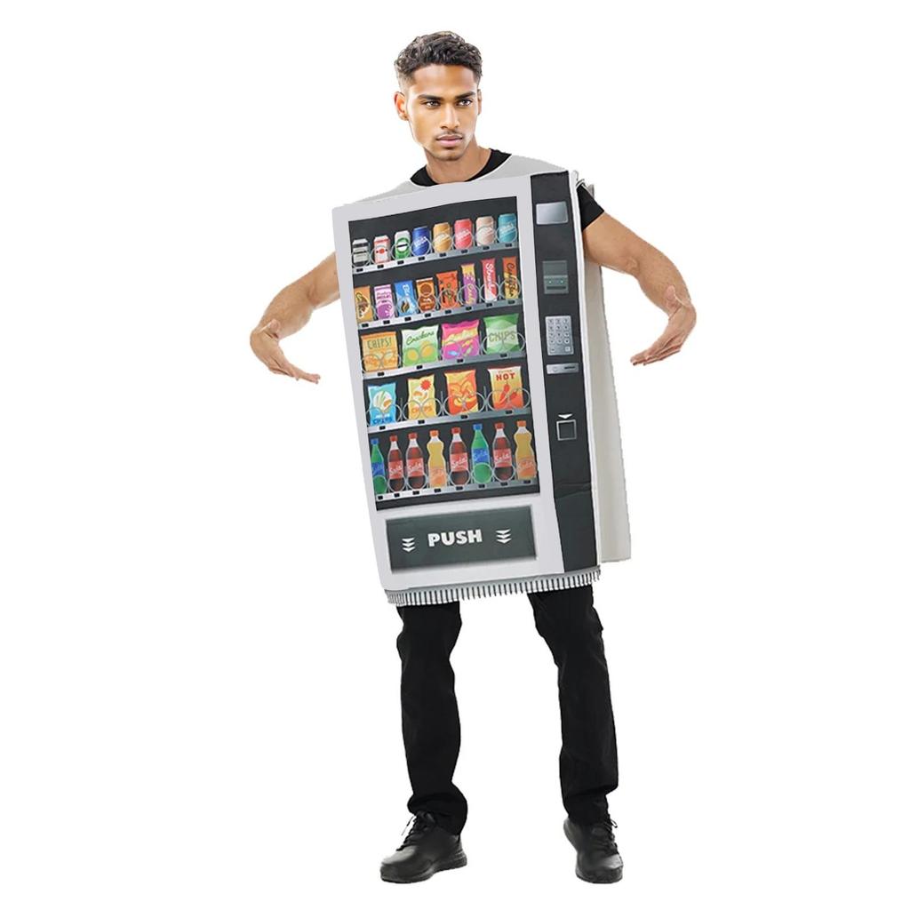 Vending Machine Costume Halloween Props Dress up Fancy for Masquerade