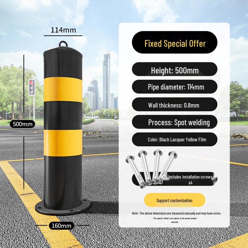Fixed Steel Anti-Collision Warning Post