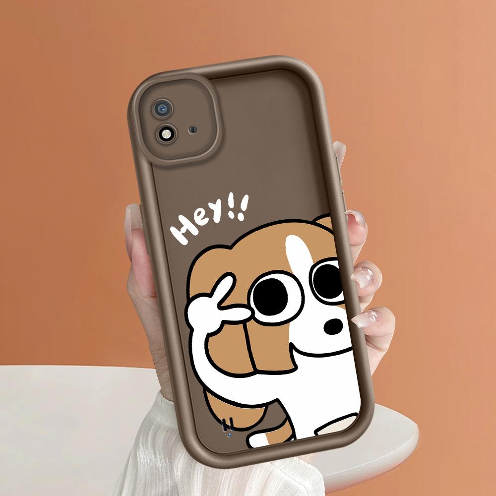 Miękki silikonowy kwadratowy wzór drabinkowy Obudowa telefonu Pełna obudowa aparatu Odporna na wstrząsy gumowa obudowa do OPPO Realme