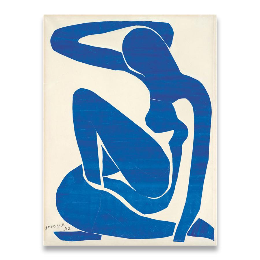 Abstract Home Decoration Canvas Art Painting French Henri Matisse Blue Posters Hd Print Wall Picture For Living Room