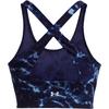 Under Armour Rock Print Short Tank Top Medium Intensity Women Tops Blue 1380858-410