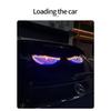 Universal Car LED Eyes Sticker USB Multi-Mode Auto Rear Window Decoration Light