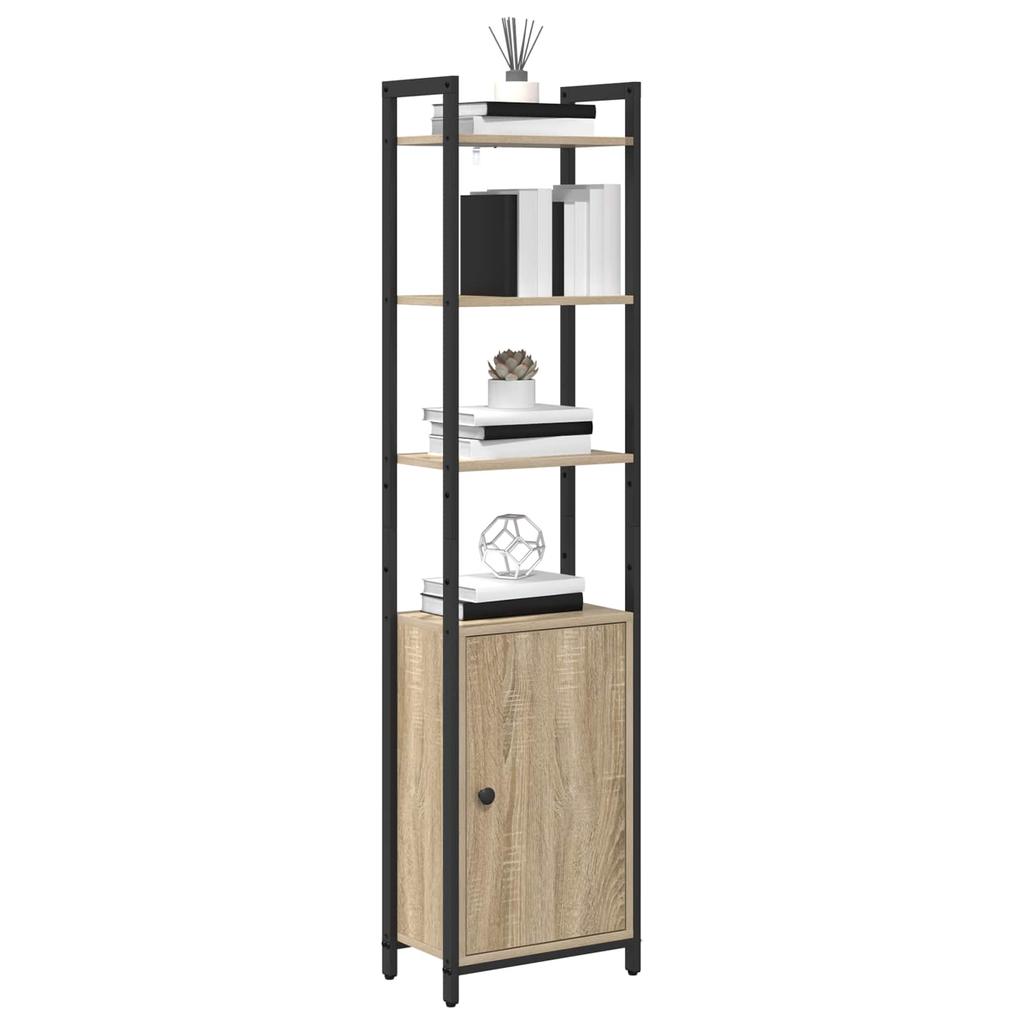 Bookshelf 6 Tiers 40 x 24 x 161 cm Engineered Wood