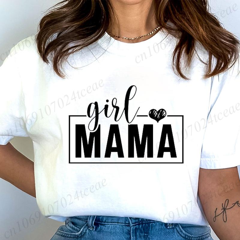 Women Fashion T Shirt Mom Life Print Funny Tops Womens Casual TShirt Tops blessed mama Tee mom of boys Aesthetic Mom Clothes