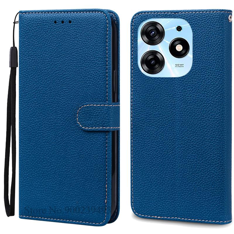 

Чехол для Tecno Spark 10 Pro, кожаный чехол-кошелек, флип-чехол для Techno Spark 10 Pro, чехол-книжка, чехол для телефона Tecno Spark 10 Pro Tecno Spark 10 Pro темно-синий