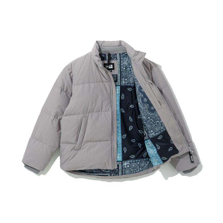 New Era Medium Zipper Stand Collar Down Jacket Unisex outerwear 12866472