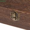 Retro Wooden Keepsake Box – Durable Storage Case with Metal Clasp for Home & Office