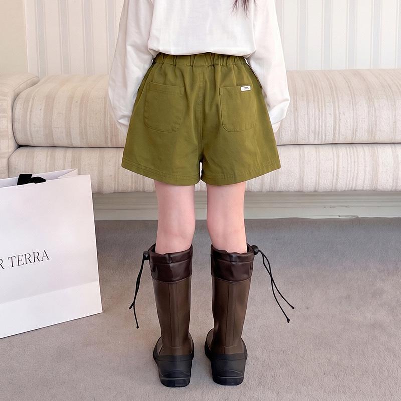 Kids' Cotton Soft Korean-Style Casual Shorts - Simple, Stylish Fashion Pants