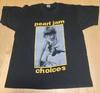 Vintage Pearl Jam Choices T-Shirt *Gelbe Rückseite* Seltenes GRAIL Lollapalooza 1992 XL Unisex T-Shirt