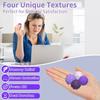 Fidget Toys Magnetic Stress Balls for Adults Silicone Stress Relief Sensory Toy Finger Toy for Office Decoration 4 Fun Textures