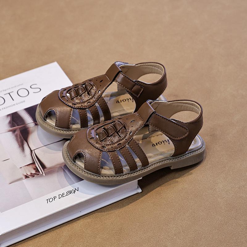 Closed-Toe Princess Beach Sandals - Summer 2026 Retro Style for Girls 23