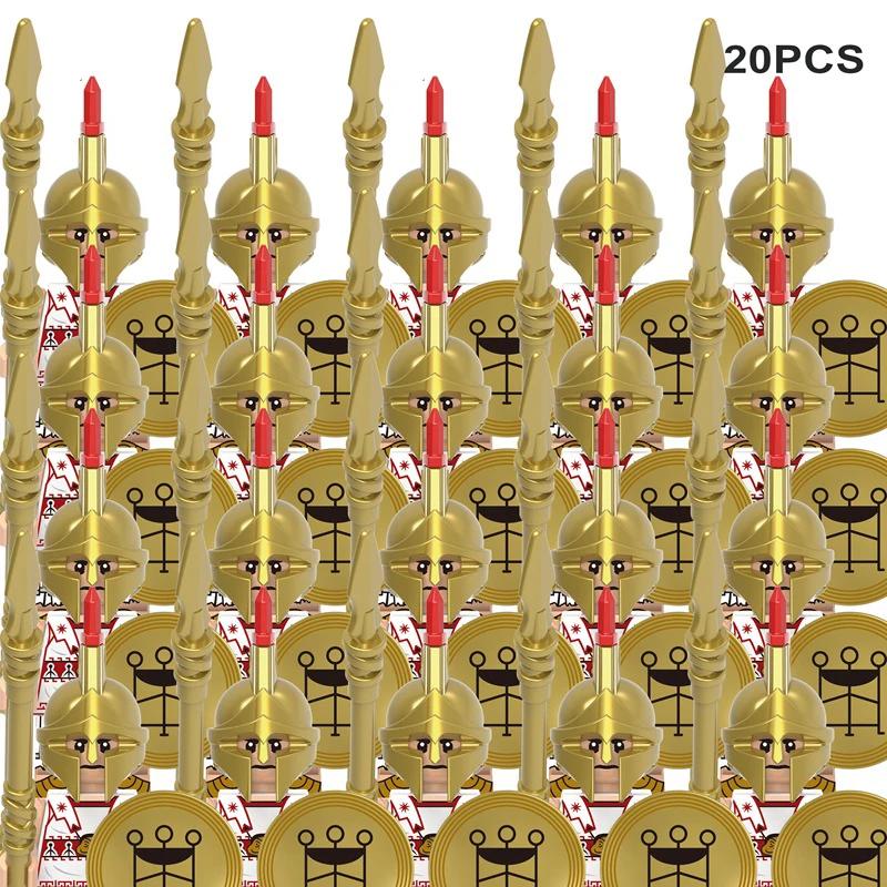 Medieval Knights & Warriors Building Blocks Roman Legion Spartan Cavalry Crusaders Bricks