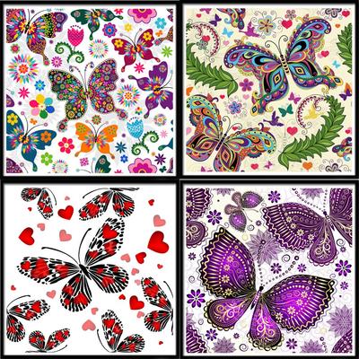 5D Perfect Diamond Diamond Butterfly Painting Diy Cross Stitch Diamond Embroidery Mosaic Home Decoration Handmade Gift