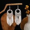 Bohemian Ethnic Tassel Earrings - Tribal Style for Holiday Travel Photography